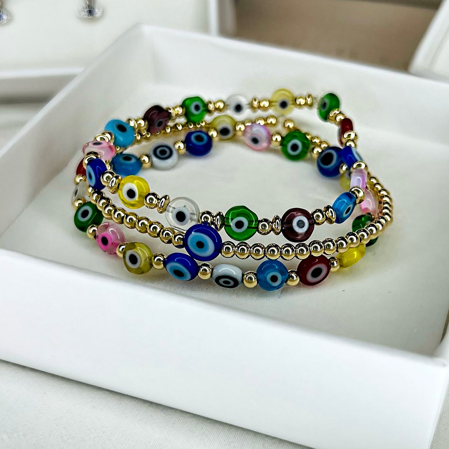 Evil Eye Bracelet Stack