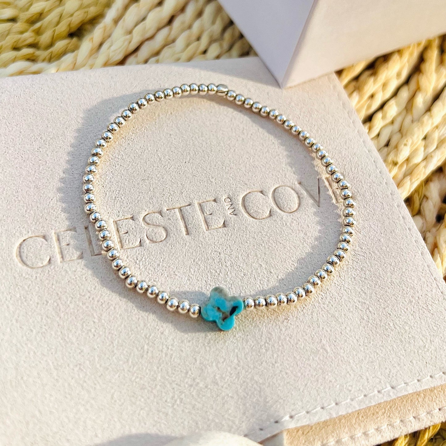 Turquoise Clover Bracelet